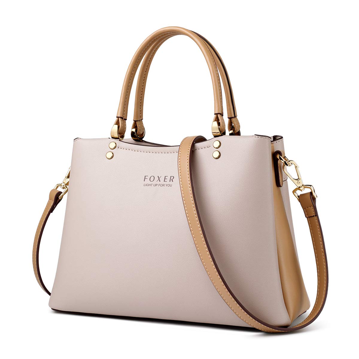 Genuine Leather Handbags for Women - Designer Top Handle Tote & Crossbody Messenger Bag with Adjustable Shoulder Strap | Perfect for Work, Travel & Everyday Use