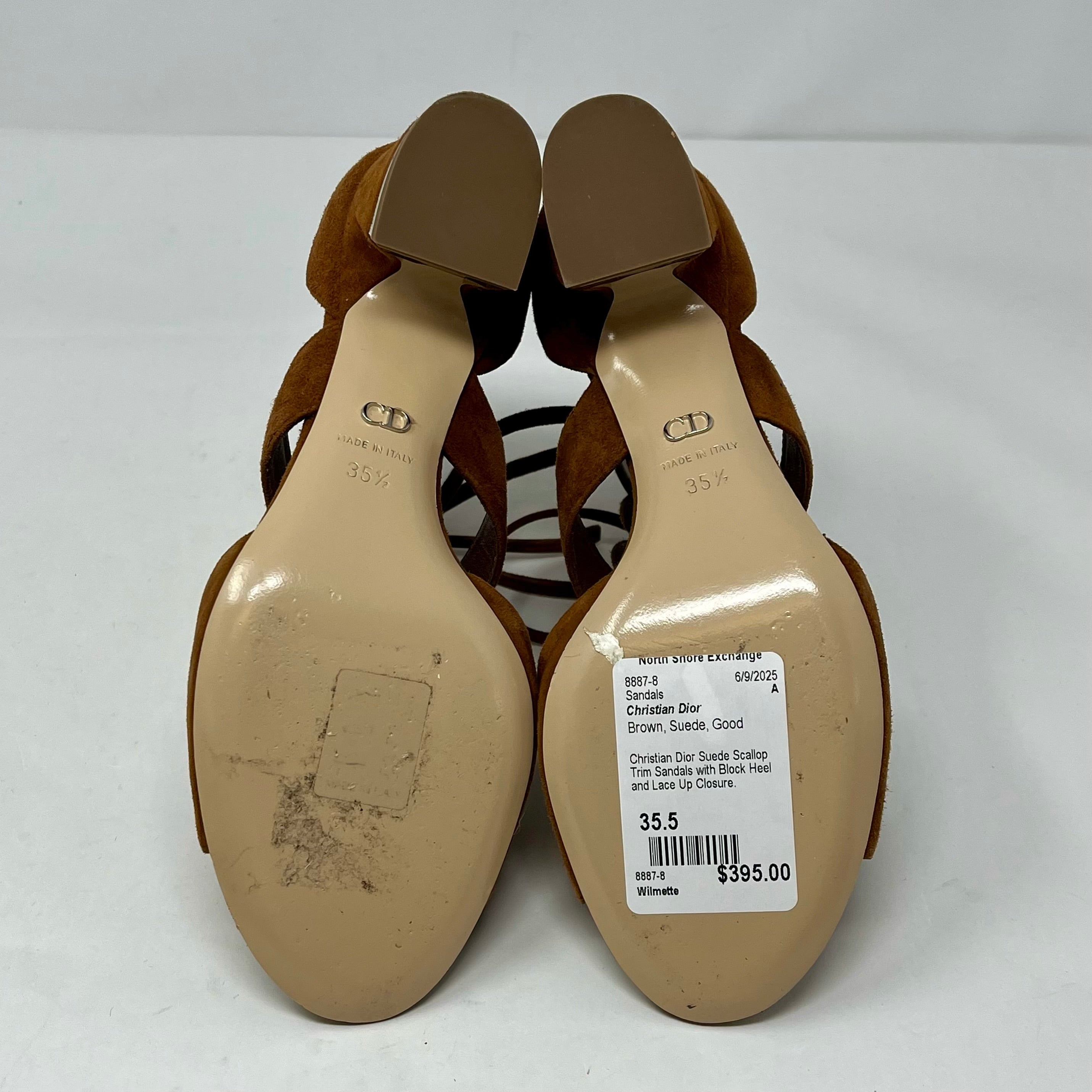 Christian Dior Women's Luxury Leather Sandals - Fashionable Summer Wedge Heel Sandals for Beach, Vacation & Casual Outings