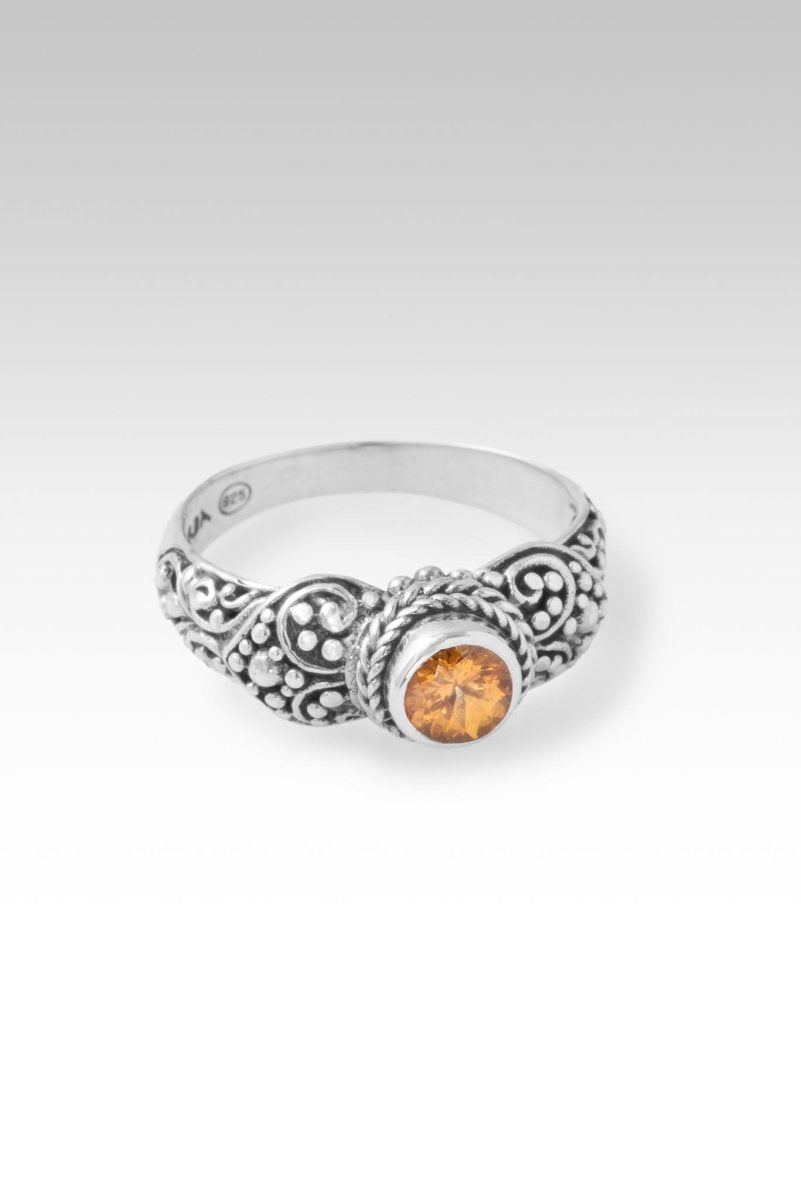 Euphony Ring™ - Genuine Spessartine Garnet Jewelry for Women | Elegant & Unique Gemstone Ring for Everyday Wear & Special Occasions