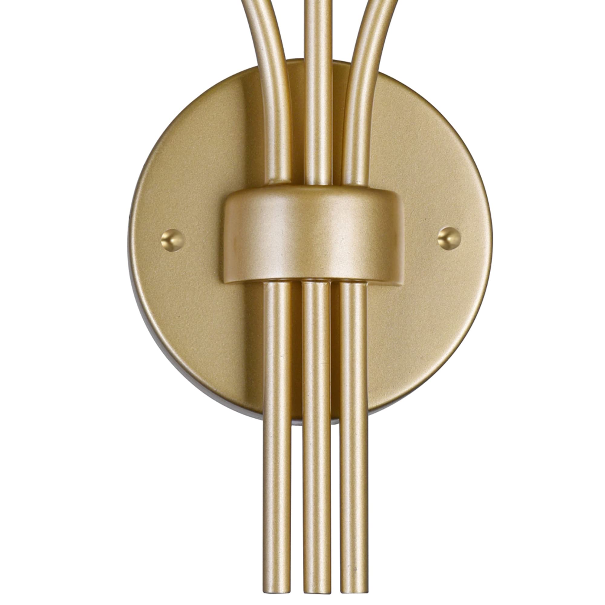 CWI Lighting Element 1 Light Wall Sconce with Sun Gold Finish - Modern Indoor/Outdoor Wall Light for Bedroom, Hallway, Porch & Patio Decor