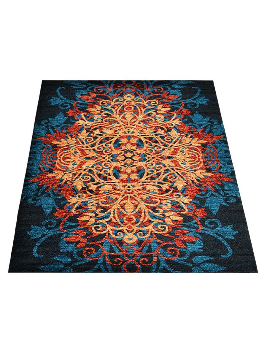 Blossom Machine Woven Rug - Soft Non-Slip Area Rug for Living Room, Bedroom & Nursery - Floral Design Home Decor