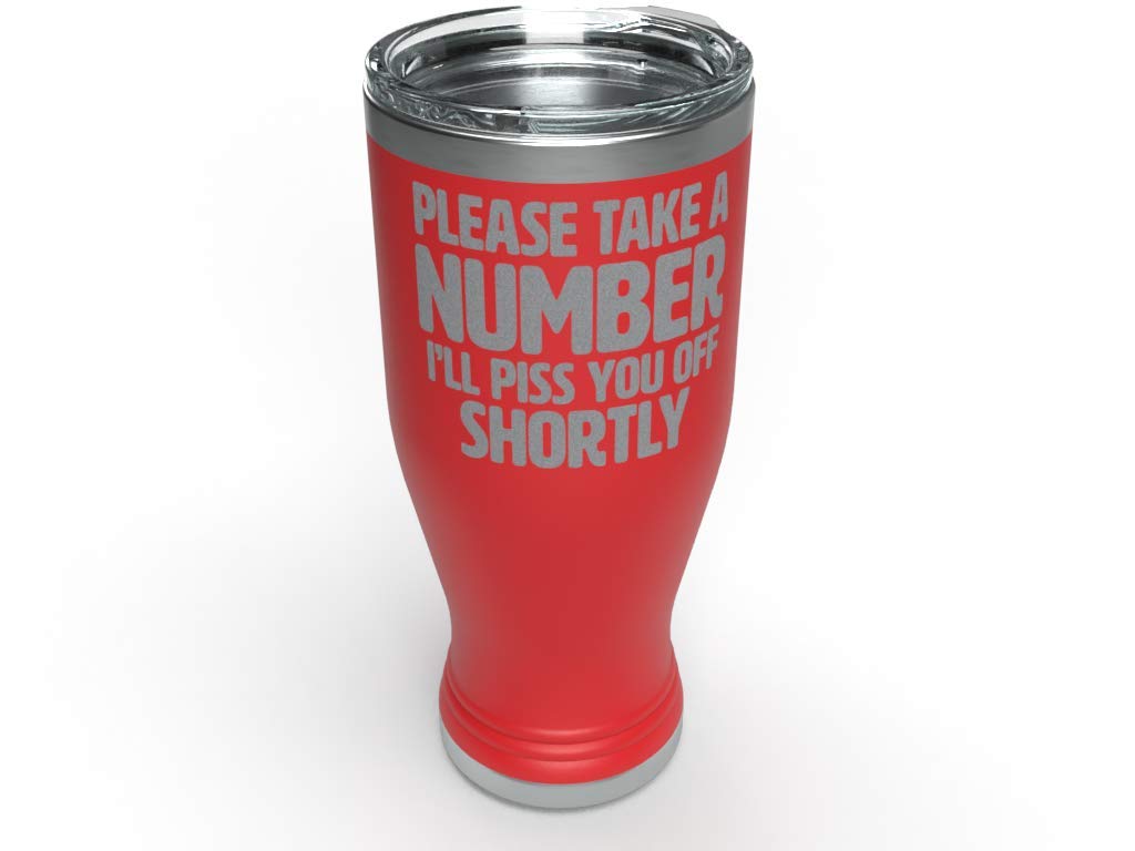 Funny Stainless Steel Wine Tumbler - 20oz Gag Gift for Friends & Family - Perfect for Office & Travel
