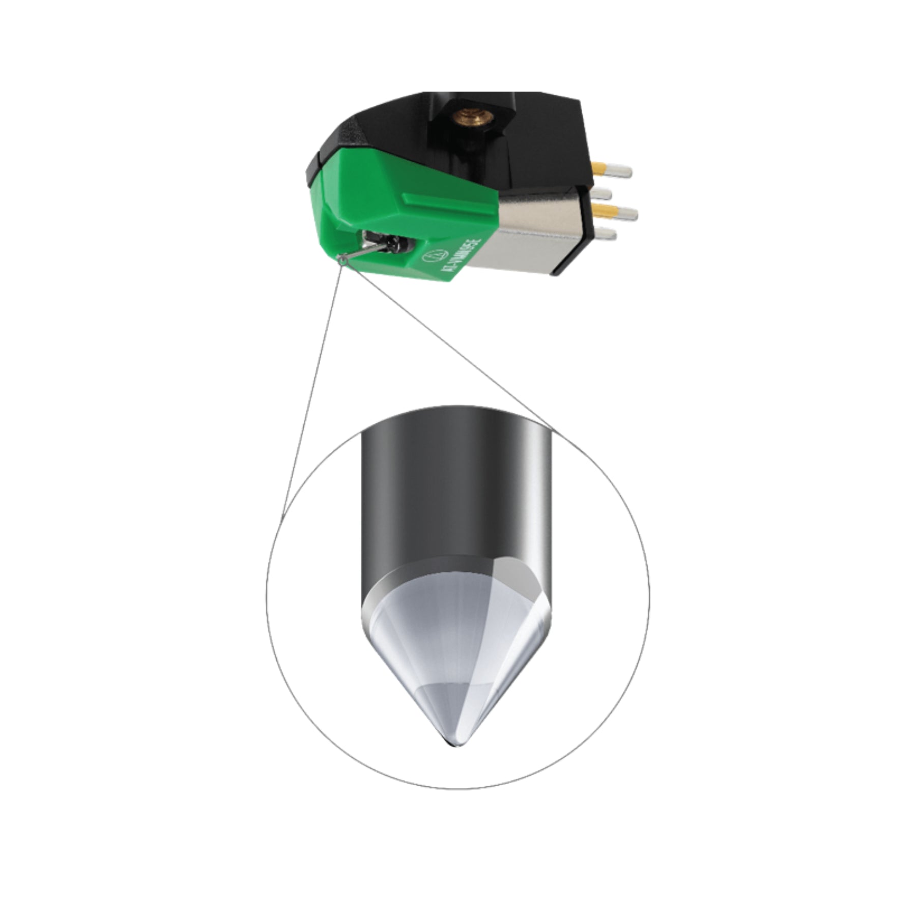 Audio Technica AT VM95E Replacement Stylus - High Performance Needle for Turntables & Record Players - Perfect for Vinyl Enthusiasts & DJs
