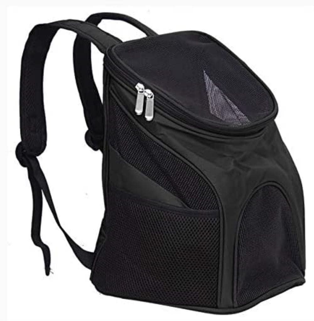 AGHH Pet Travel Carrier Backpack - Breathable Mesh Dog & Cat Carrier for Small to Medium Pets - Double Shoulder Strap Design for Outdoor Adventures, Hiking, and Travel with Your Puppy or Kitten