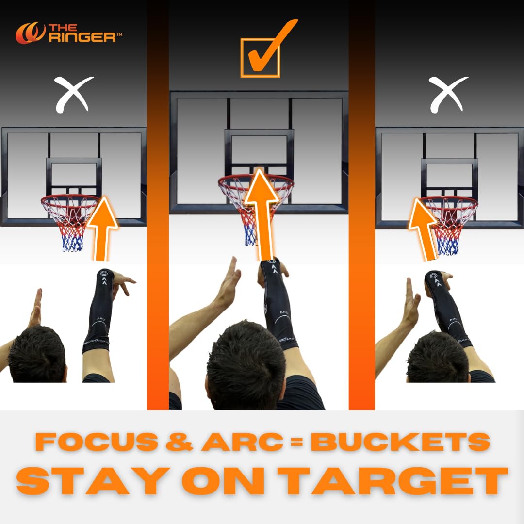 Spot-On Basketball Training Sleeve - Bilateral Arm Support for Improved Shot Alignment & Strength - Perfect for Shooting Practice & Game Performance