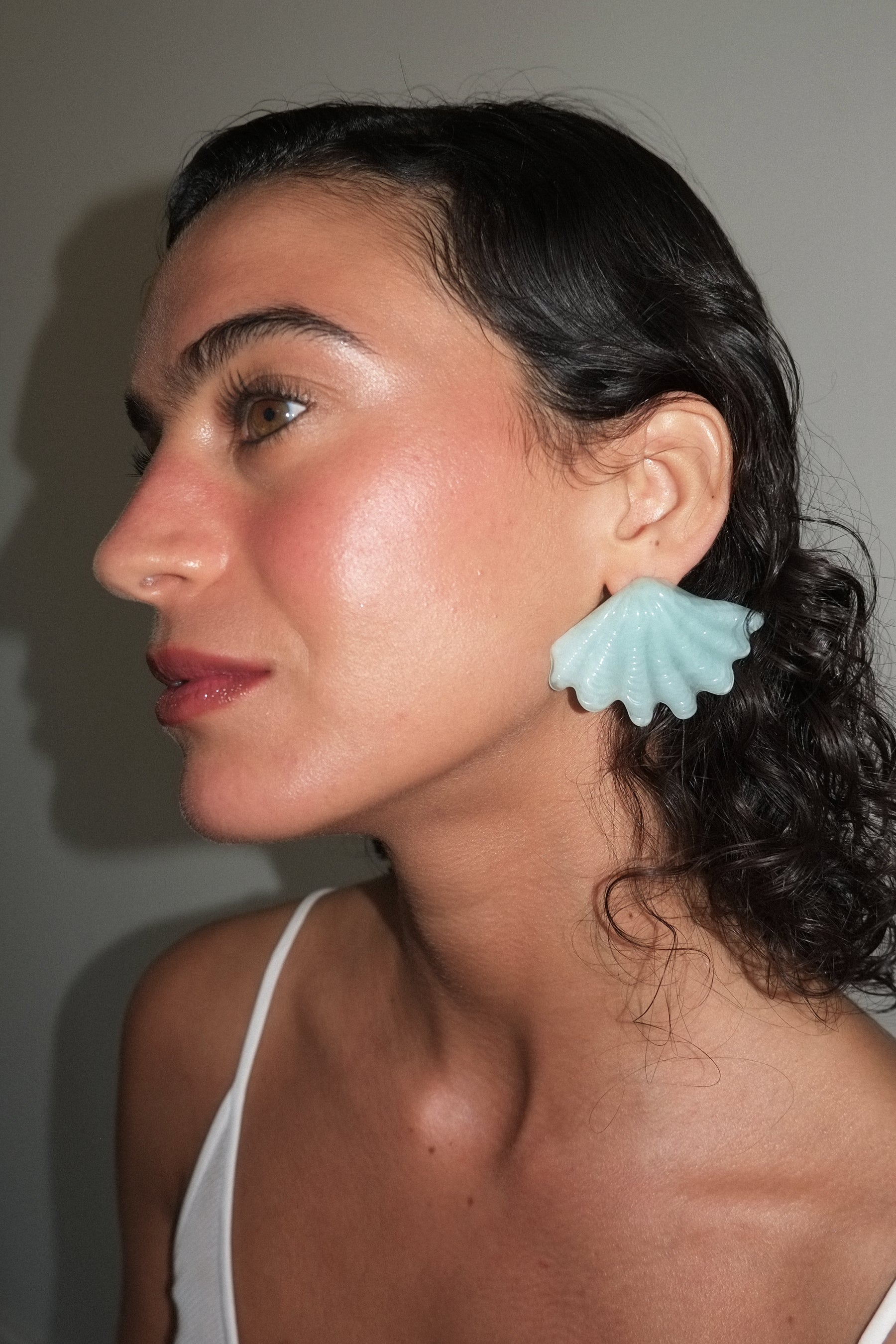 Nadia Coral Earrings for Women - Handmade Natural Coral Jewelry, Dangle Drop Earrings for Daily Wear & Special Occasions