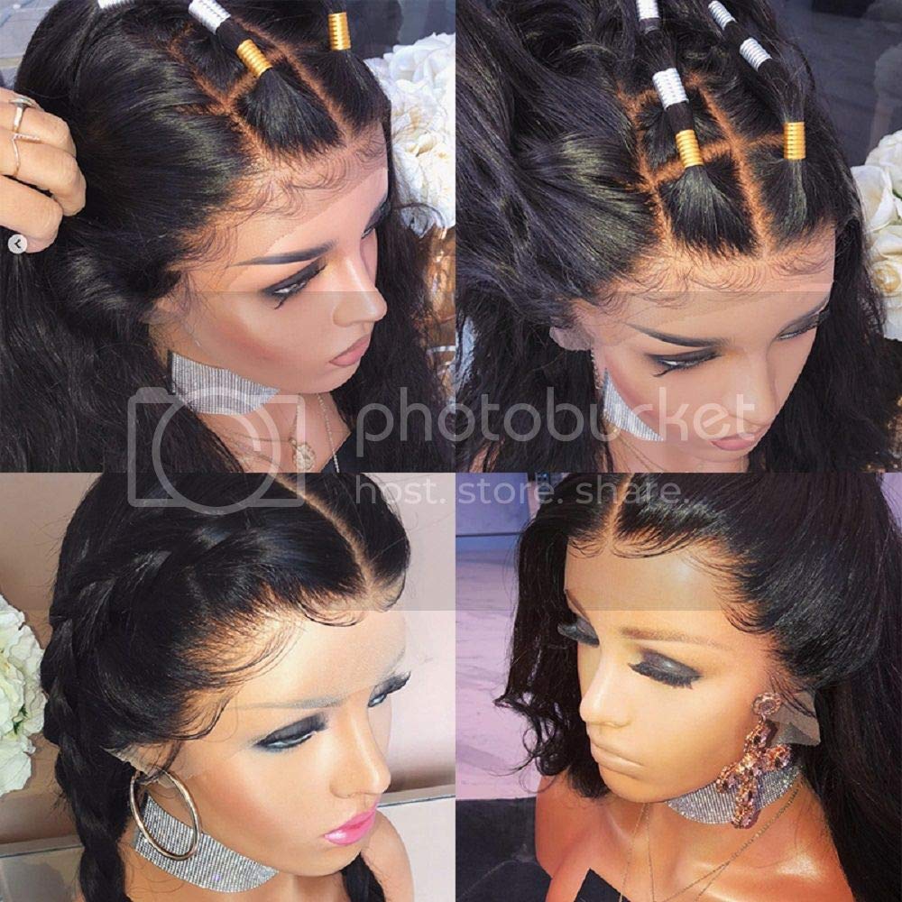 360 Lace Front Human Hair Wigs - 150% Density Pre-Plucked Brazilian Body Wave Wig with Baby Hair | 12