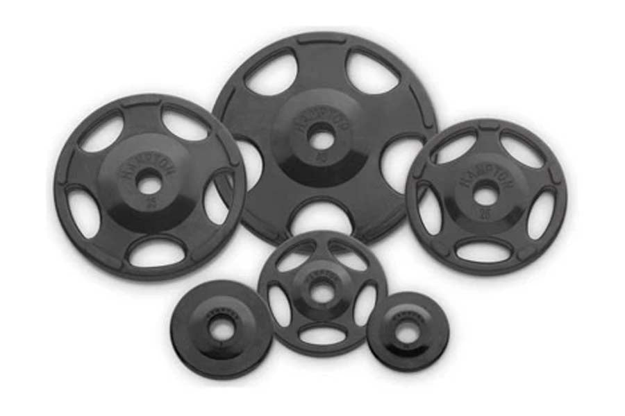 Olympic Virgin Rubber Grip Weight Plates - Durable Home Gym Equipment for Strength Training & CrossFit Workouts