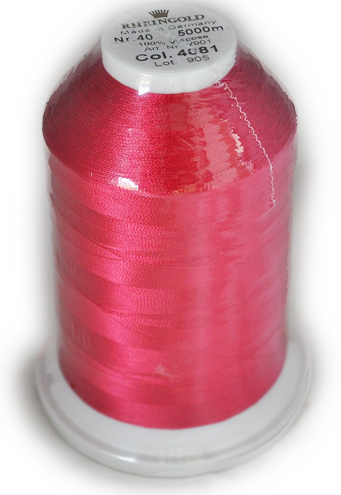 Madeira Rayon Embroidery Thread - 40wt, Color Red 4081 (901404081) for Sewing, Quilting, and Handcraft Projects