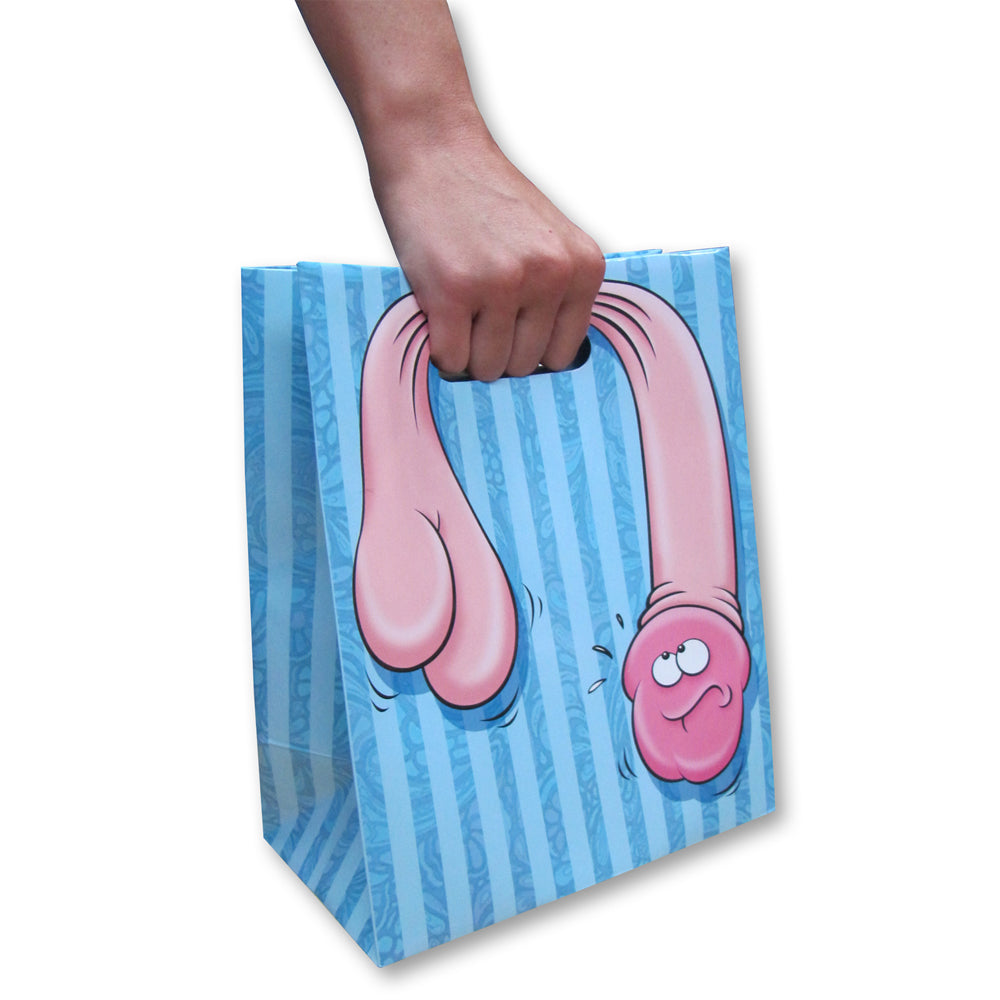 Funny Floppy Pecker Gift Bag - Novelty Prank Gag Gift for Parties, Bachelorette & Birthday Celebrations - Perfect for Adult Humor & Festive Occasions