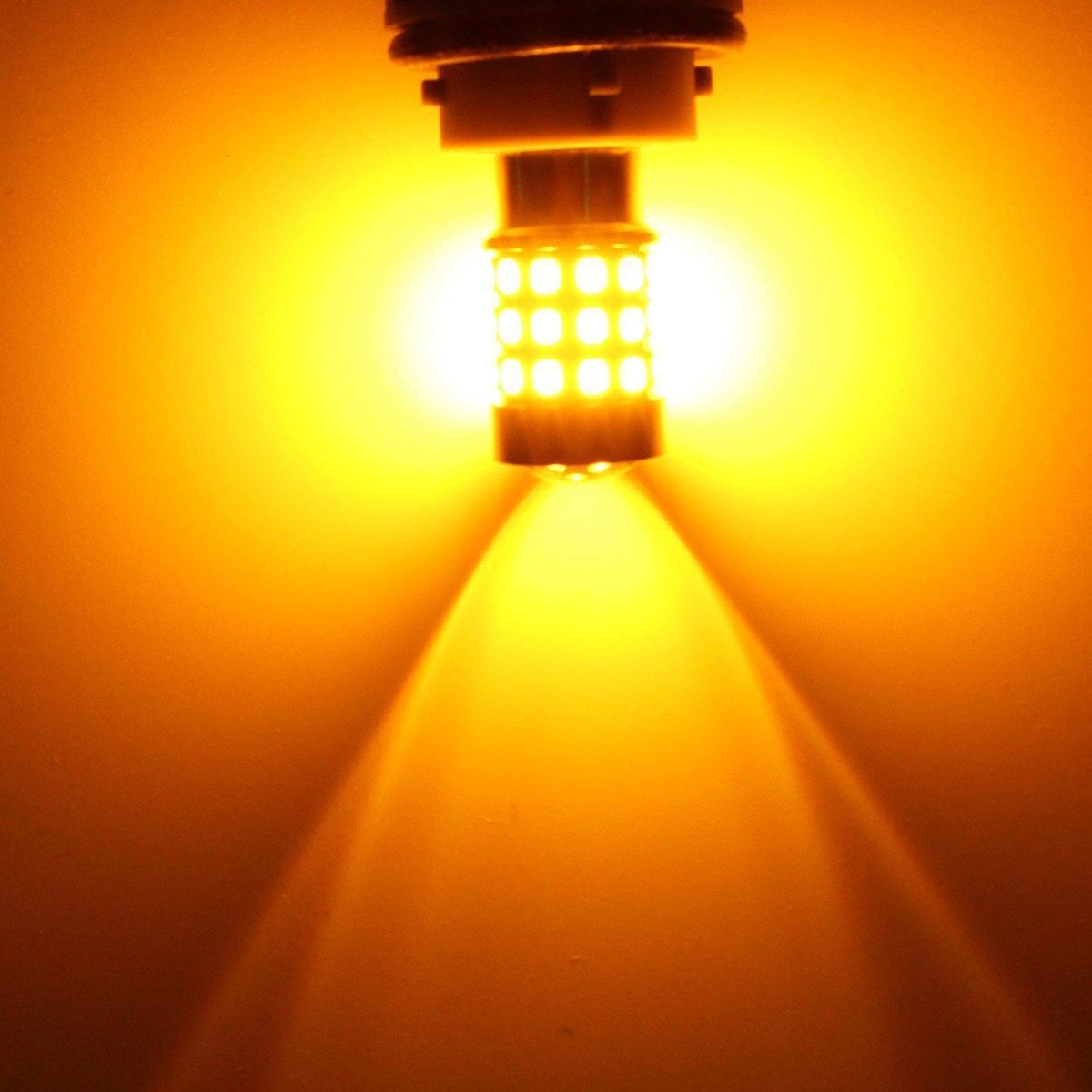 PY21W 7507 LED Turn Signal Light Bulbs - 2835 51 SMD Amber Yellow - Compatible with Cars, Trucks, SUVs & Motorcycles - Enhanced Visibility & Safety for Day & Night Driving
