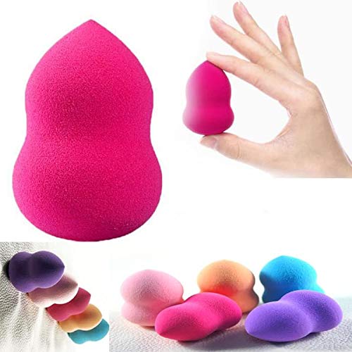 LSARI Beauty Blender Makeup Sponge - Soft & Blemish-Free Cosmetic Sponge for Flawless Foundation Application (Pack of 1, Multi-Color) - Perfect for Liquid, Cream & Powder Makeup | Professional Makeup Artist Tool for Seamless Blending