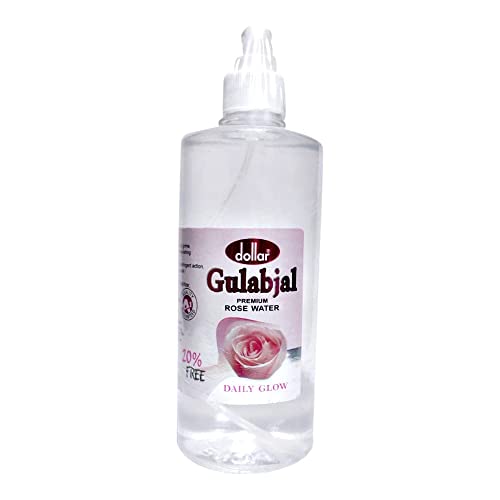 Premium GulabJal Rose Water 500ml - 100% Pure & Natural for Skin Care, Hydration & Aromatherapy - Perfect for Facial Toner, Hair Mist & Relaxation