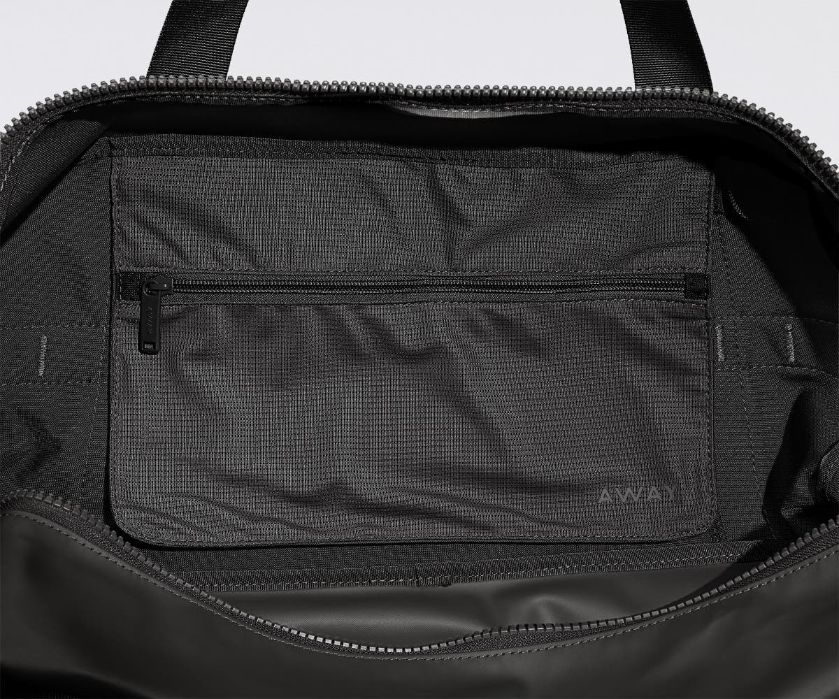 Jet Black Active Duffle 40L - Lightweight Water-Resistant Gym Bag for Travel, Workout & Sports | Perfect for Gym, Business Trips & Weekend Getaways
