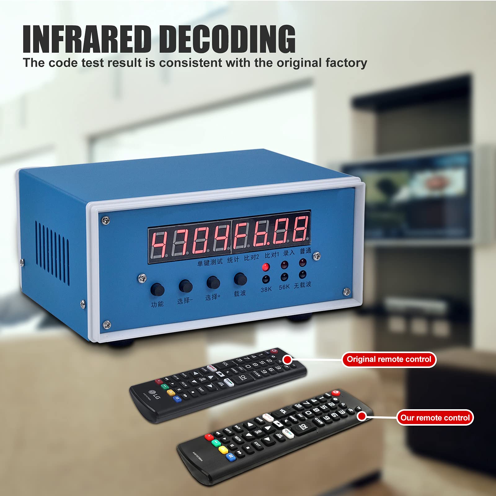 Universal Remote Control AKB75375604 for LG Smart TV, LCD, LED, 3D & HDTV - Compatible with Multiple LG TV Models | Perfect for Home Theater & Living Room Entertainment