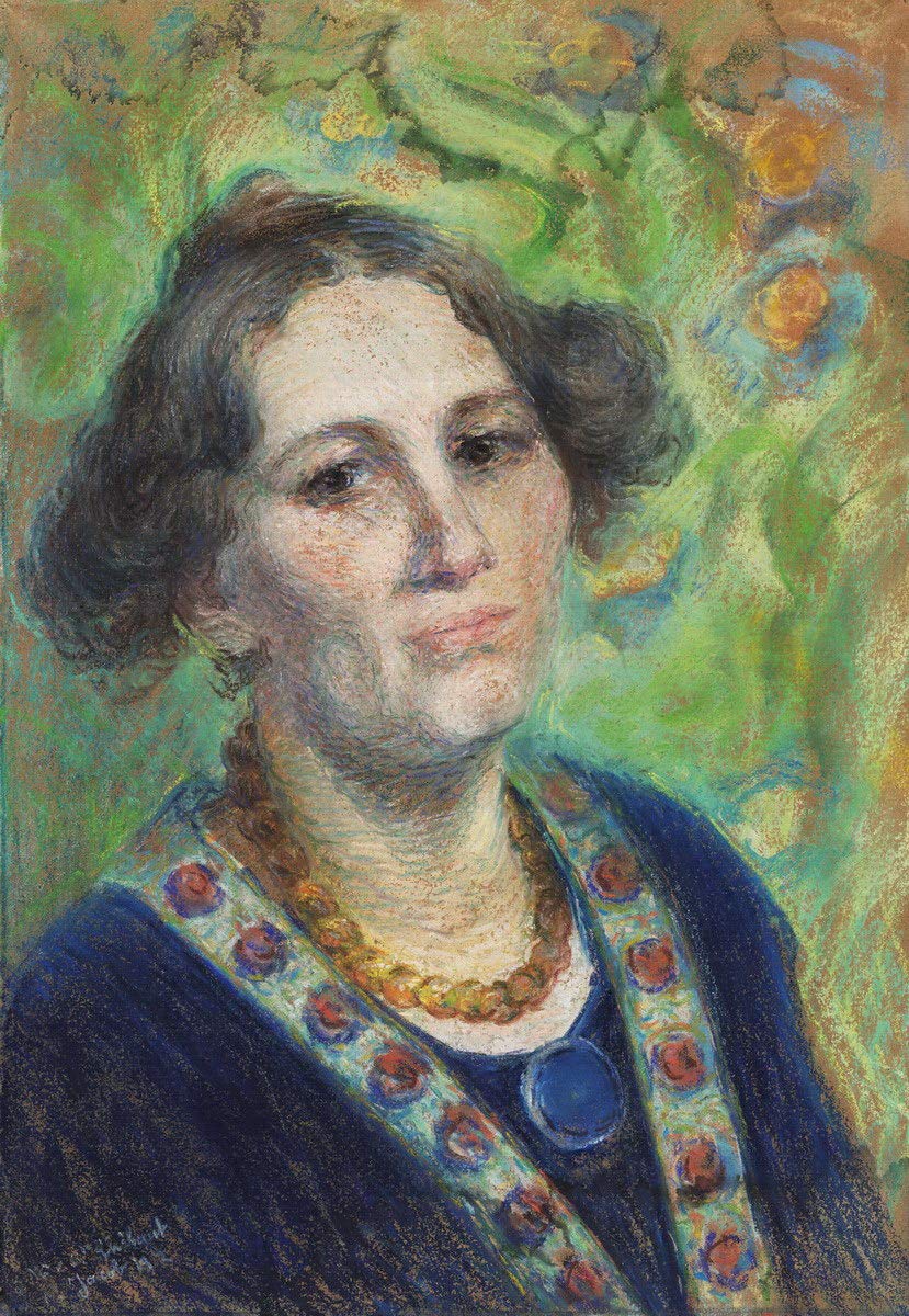 Berkin Arts Max Jacob Giclee Print - Famous Portrait of A Lady Fine Art Reproduction Poster - Premium Wall Decor for Living Room, Bedroom & Office