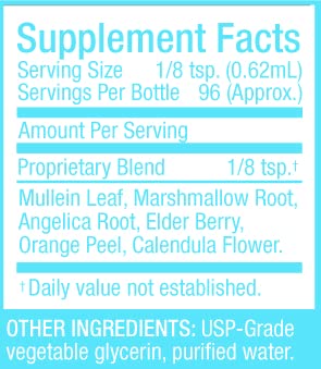 Cedar Bear RespirMoisten for Kids - Herbal Liquid Supplement to Moisturize & Soothe Irritated Respiratory Tissues, Relieve Occasional Dry Coughs (2 Fl Oz) - Ideal for Children's Seasonal Allergies & Cold Relief