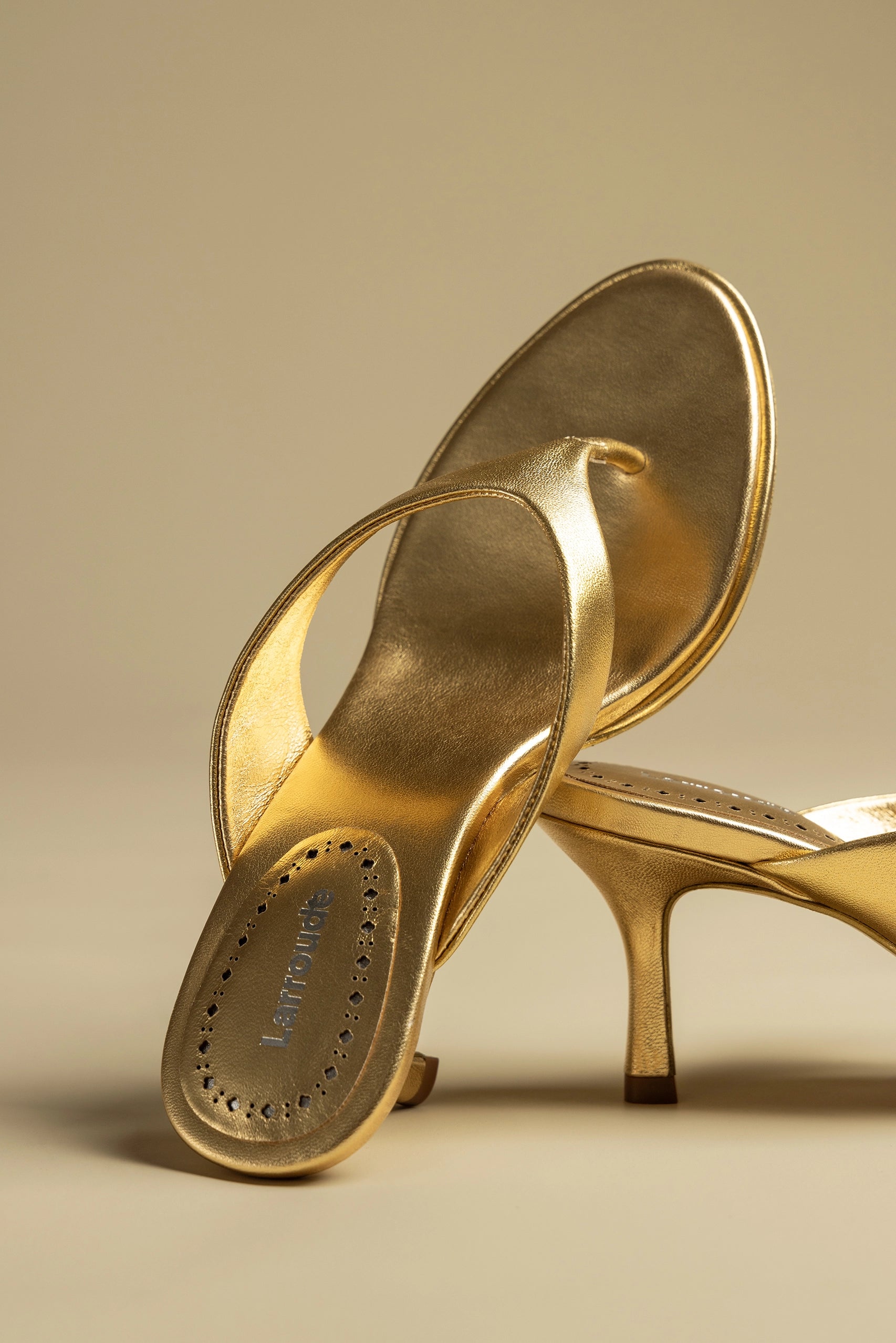 Gaia Sandal in Gold Metallic Leather - Women's Fashion Sandals for Summer | Perfect for Beach, Vacation & Casual Outfits