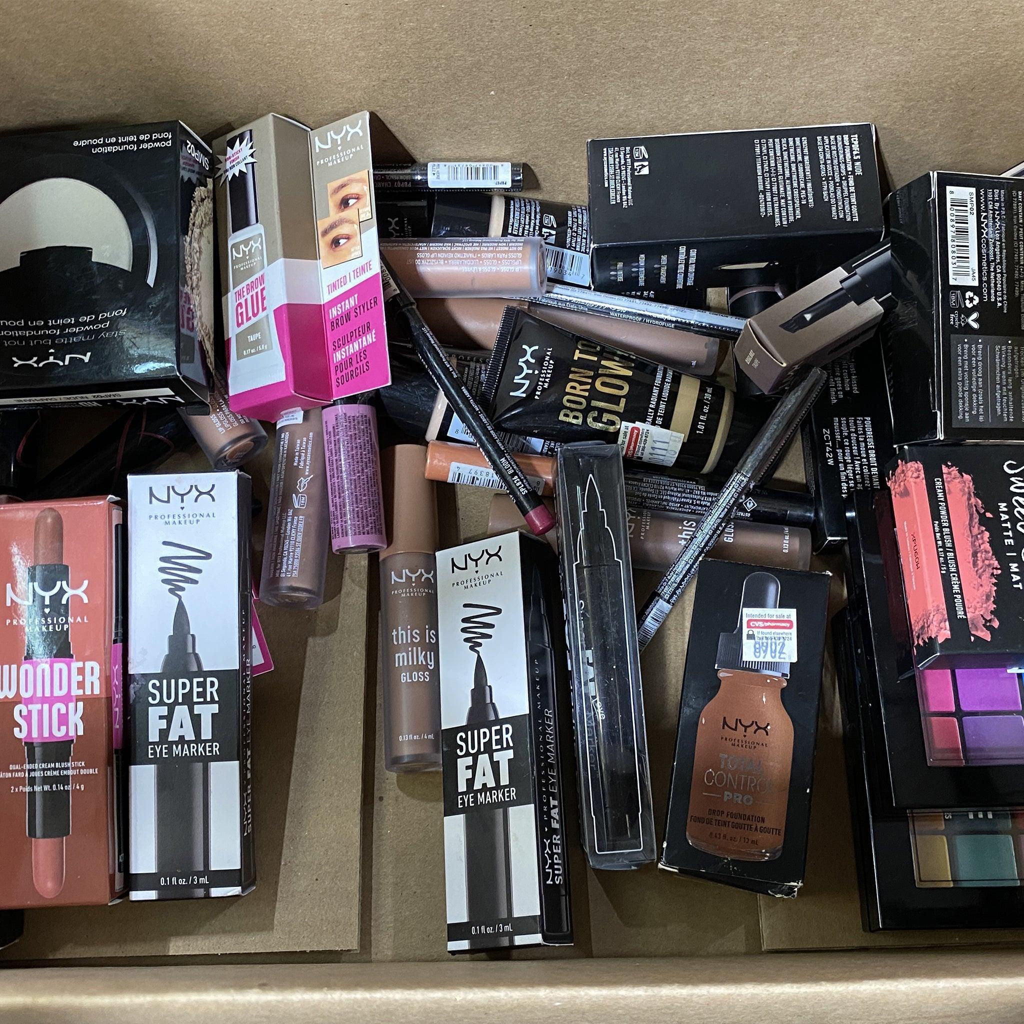 NYX Professional Makeup Kit - 50 Piece Assorted Cosmetic Set for Eyes, Lips & Face | Perfect for Makeup Artists, Beginners & Daily Beauty Routine