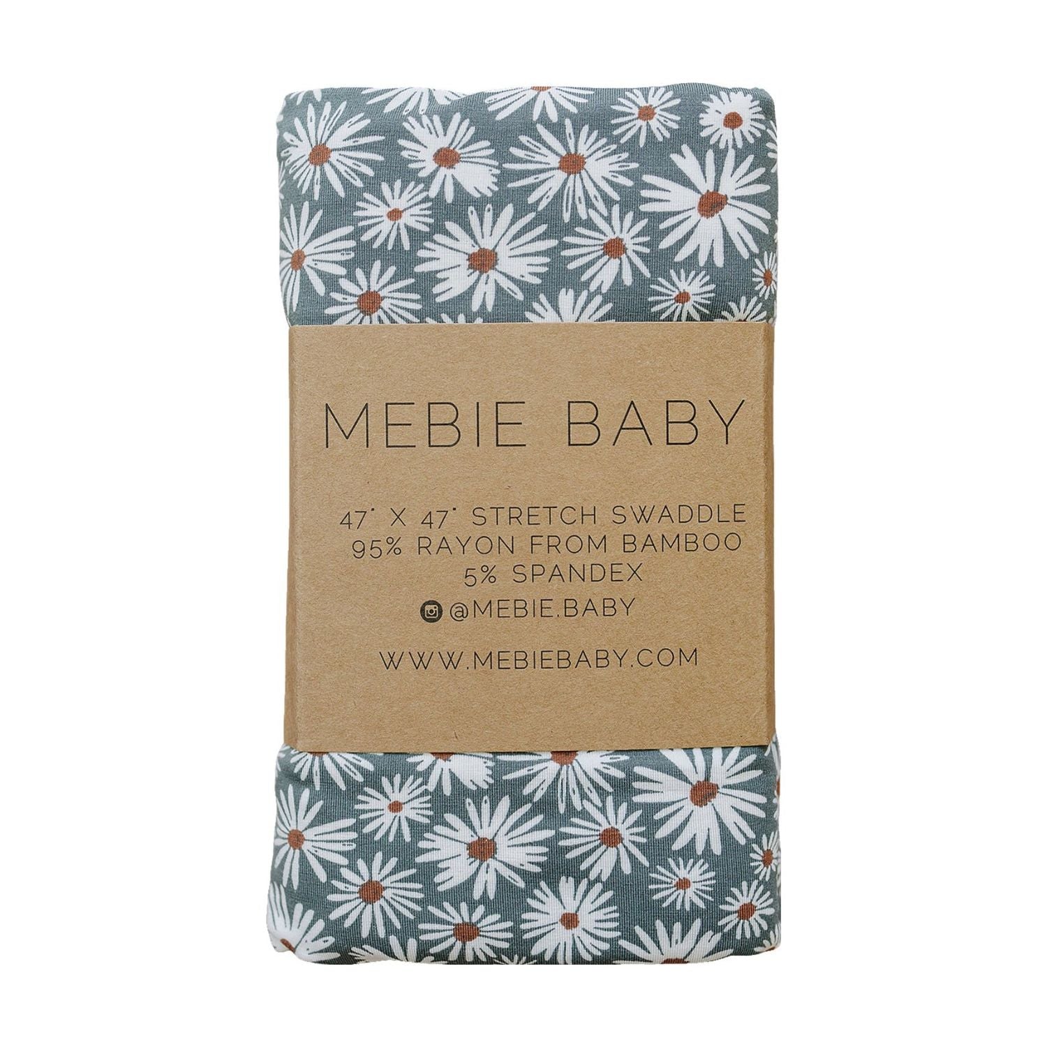 Soft Bamboo Stretch Swaddle Blanket for Babies - Breathable & Comfortable Newborn Wrap for Swaddling, Sleeping & Nursing - Perfect Baby Shower Gift