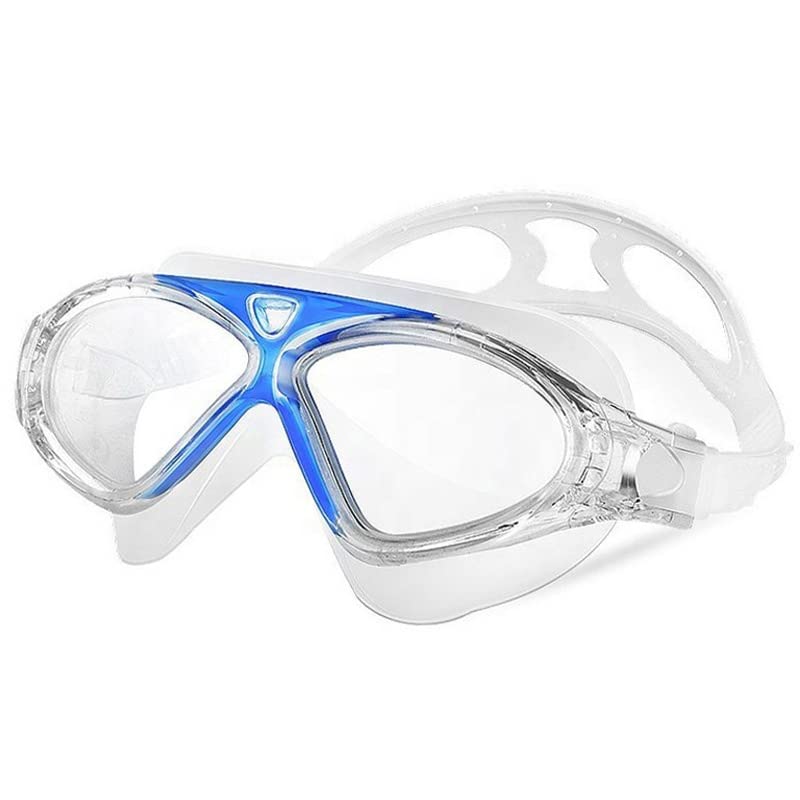 Professional Anti-Fog Clear Swimming Goggles with UV Protection - Comfortable & Durable for Pool, Beach, and Competitive Swimming