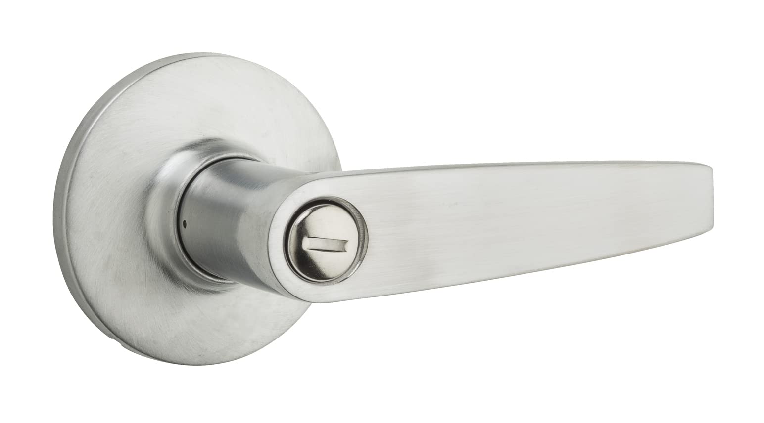 Modern Keyed Door Lever & Door Handle - Satin Chrome Finish, Secure & Stylish Entry Door Hardware for Home, Office & Commercial Use