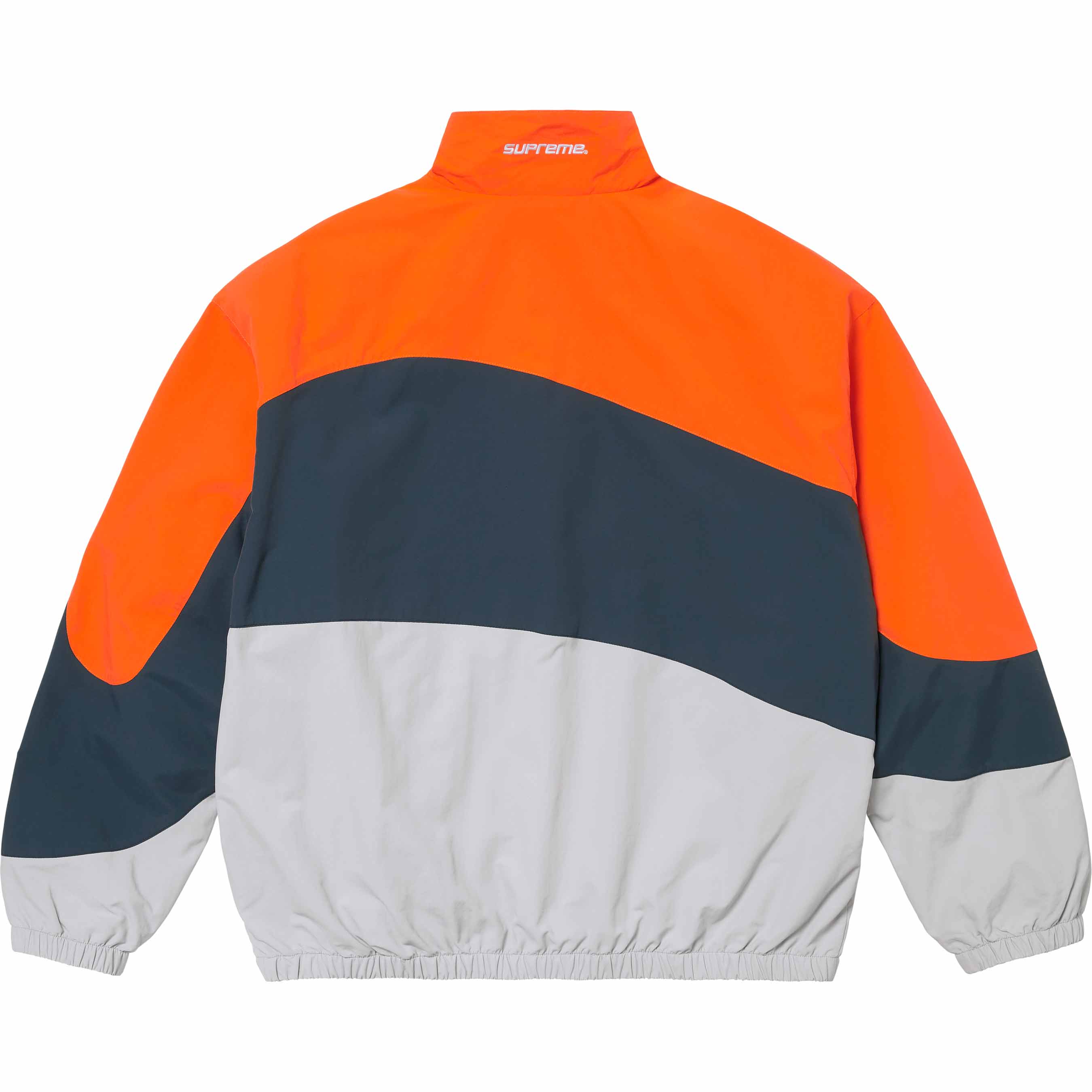 Supreme Curve Track Jacket Grey - Men's Athletic Running Hoodie for Gym & Streetwear Fashion