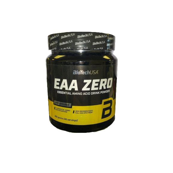 BioTechUSA EAA Zero Unflavored Powder - 350g Essential Amino Acid Supplement for Muscle Recovery & Workout Performance | Pre & Post Workout Nutrition