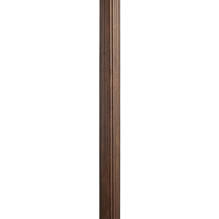 84 Fluted Outdoor Post Light - Durable Weatherproof Exterior Lighting for Patio, Garden, and Driveway - Perfect for Home and Commercial Outdoor Spaces