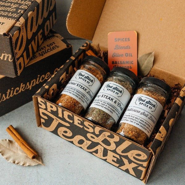 Premium Steak Seasoning Gift Box - Gourmet Spice Set for Grilling, BBQ & Steak Night - Perfect for Home Chefs & Meat Lovers