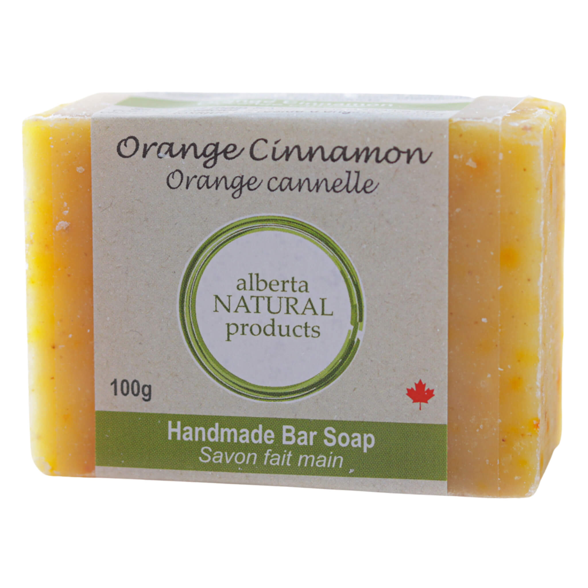 Orange Cinnamon Soap - Natural Handmade Bar Soap with Essential Oils for Moisturizing & Aromatherapy | Perfect for Gifts, Spa, and Relaxation at Home