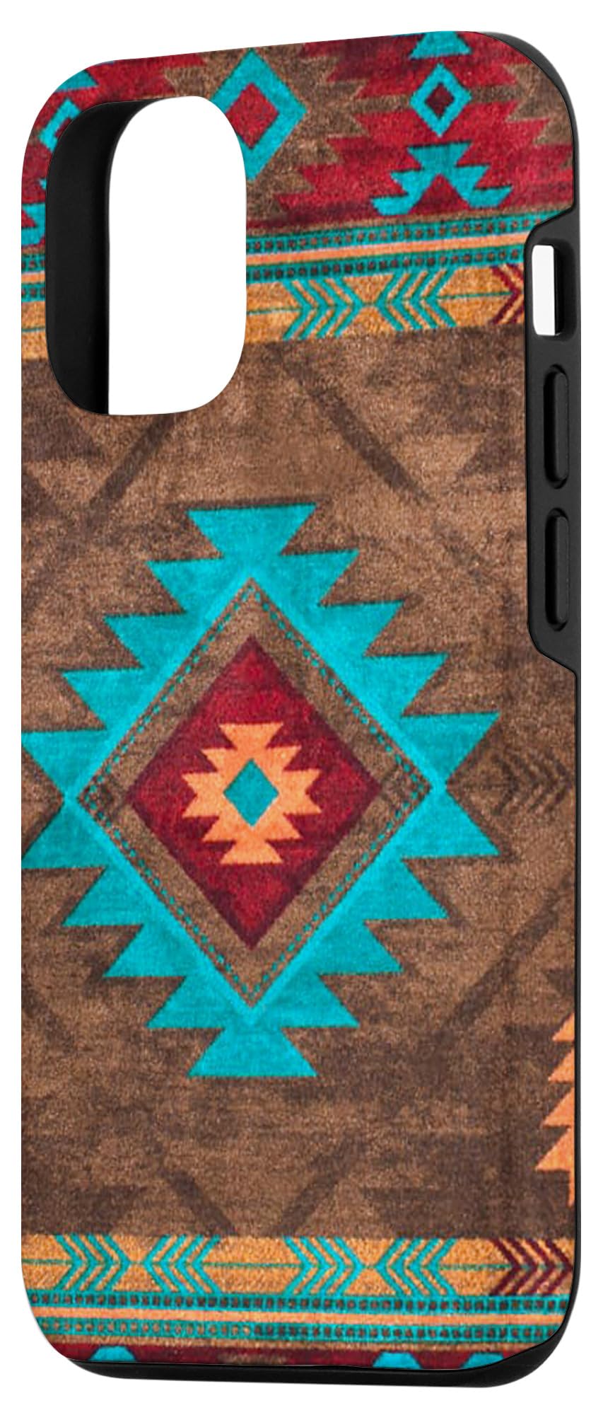 Premium Southwestern Aztec Design Phone Case for iPhone 12 & 12 Pro - Trendy Protective Cover for Travel, Work & Daily Use