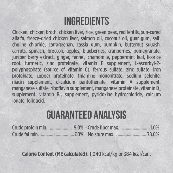 Nutrience Infusion Pate Free Range Chicken Canned Dog Food - Grain-Free, High Protein Wet Food for Small & Large Dogs - Perfect for Picky Eaters & Mealtime Enrichment