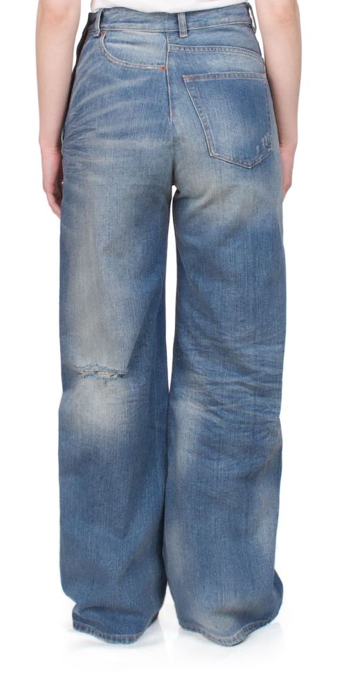 Twist Wide Leg Jeans for Women - High Waisted Stretch Denim Pants - Comfortable & Stylish for Casual Outings, Work, and Date Nights