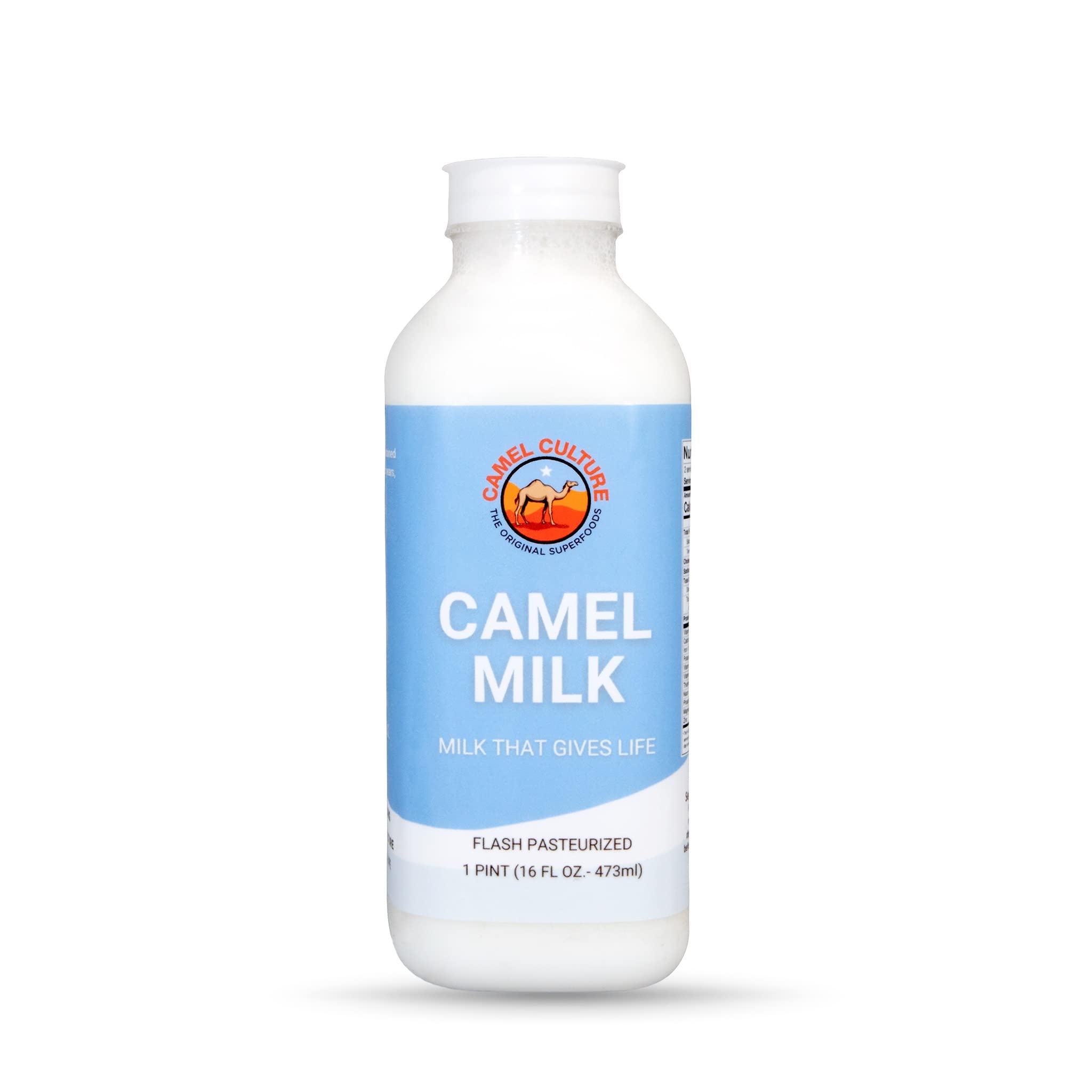 Premium 100% Natural Grade-A Camel Milk - Organic Fresh Frozen Pints - Gently Pasteurized from USA Family Farms - Rich in Nutrients & Probiotics - Perfect for Smoothies, Coffee Creamer & Immune Support (3 Pack)