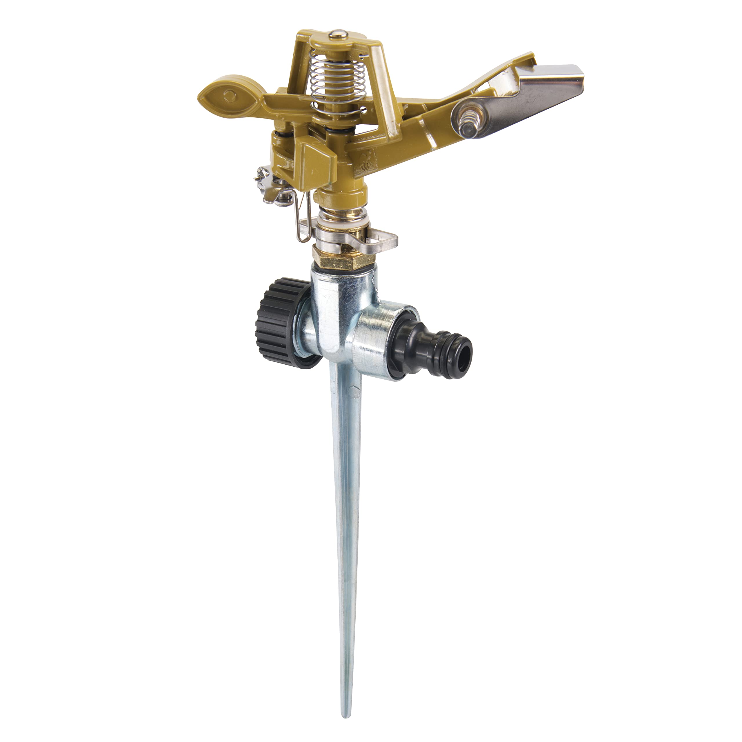 Silverline Tools Impulse Garden Sprinkler 300mm - Heavy Duty Metal Lawn Watering System for Yard, Garden & Landscaping | Perfect for Large Outdoor Areas & Plant Irrigation