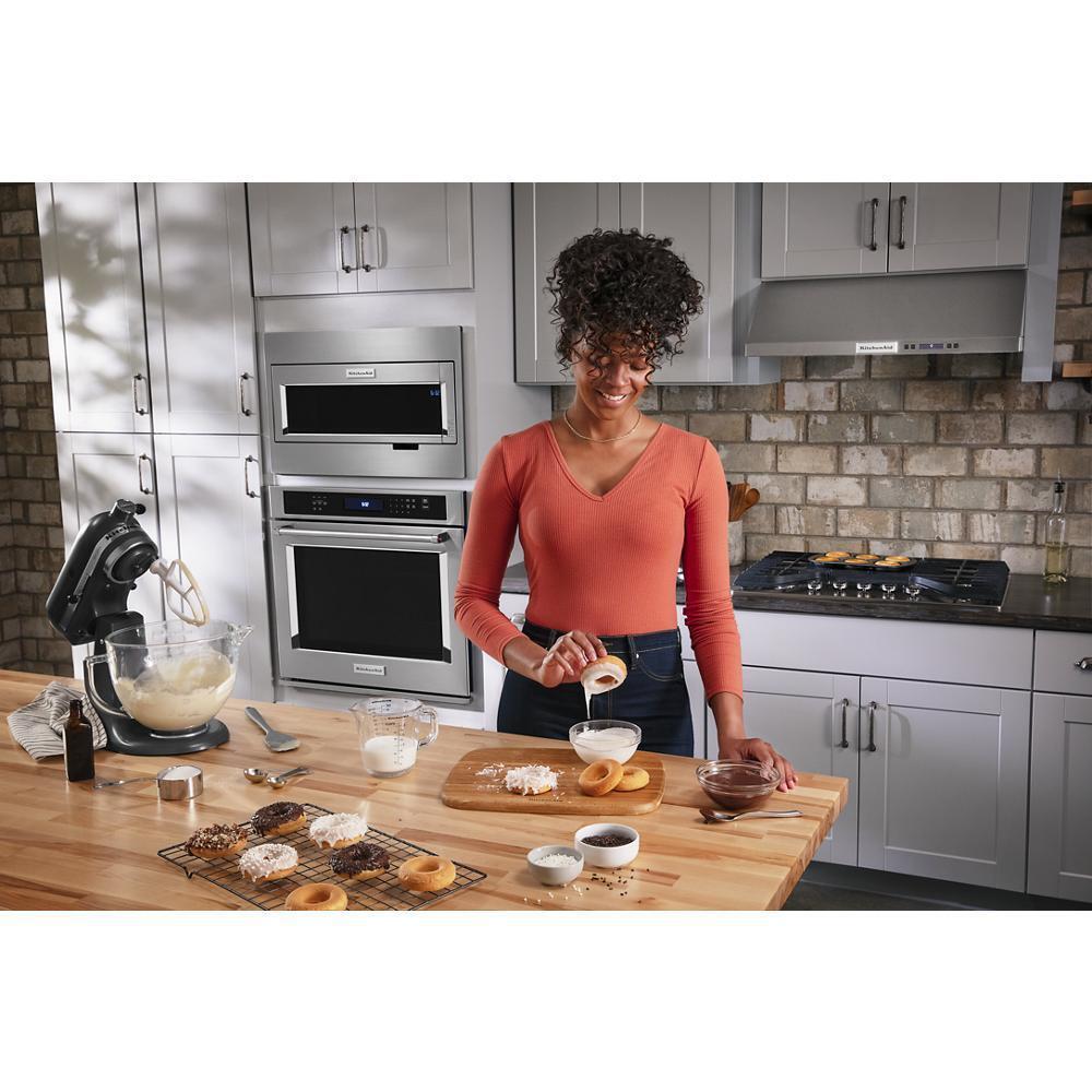 Amana W11451313 Stainless Steel Built-In Low Profile Microwave with Standard Trim Kit & Pocket Handle - Perfect for Modern Kitchens and Small Spaces