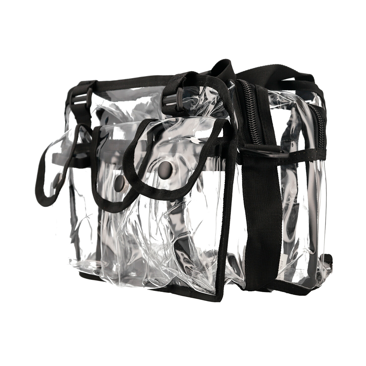 MST 250 Clear Makeup Bag by Monda Studio - Waterproof Travel Cosmetic Organizer for Toiletries, Makeup Brushes & Skincare Essentials - Perfect for Gym, Travel & Daily Use