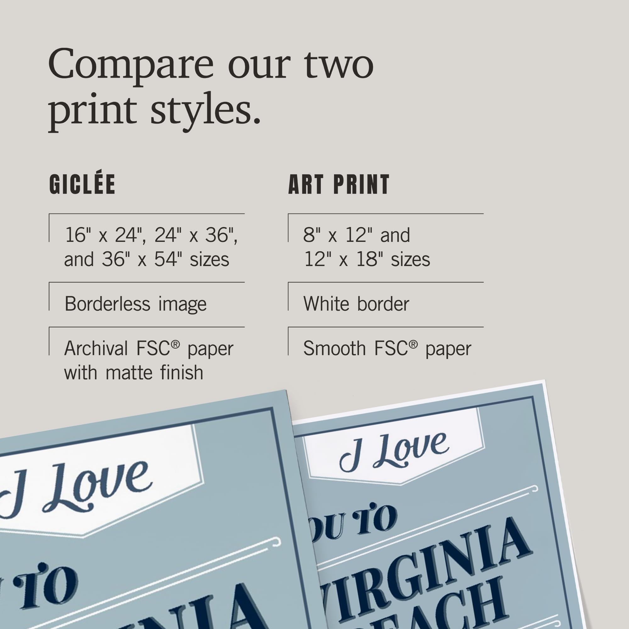 Lantern Press 36x54 Inch Giclee Art Print - Virginia Beach Wall Decor with 'Love You to Virginia Beach and Back' Beach Sentiment - Perfect for Coastal Home Decor, Living Room & Bedroom Wall Art