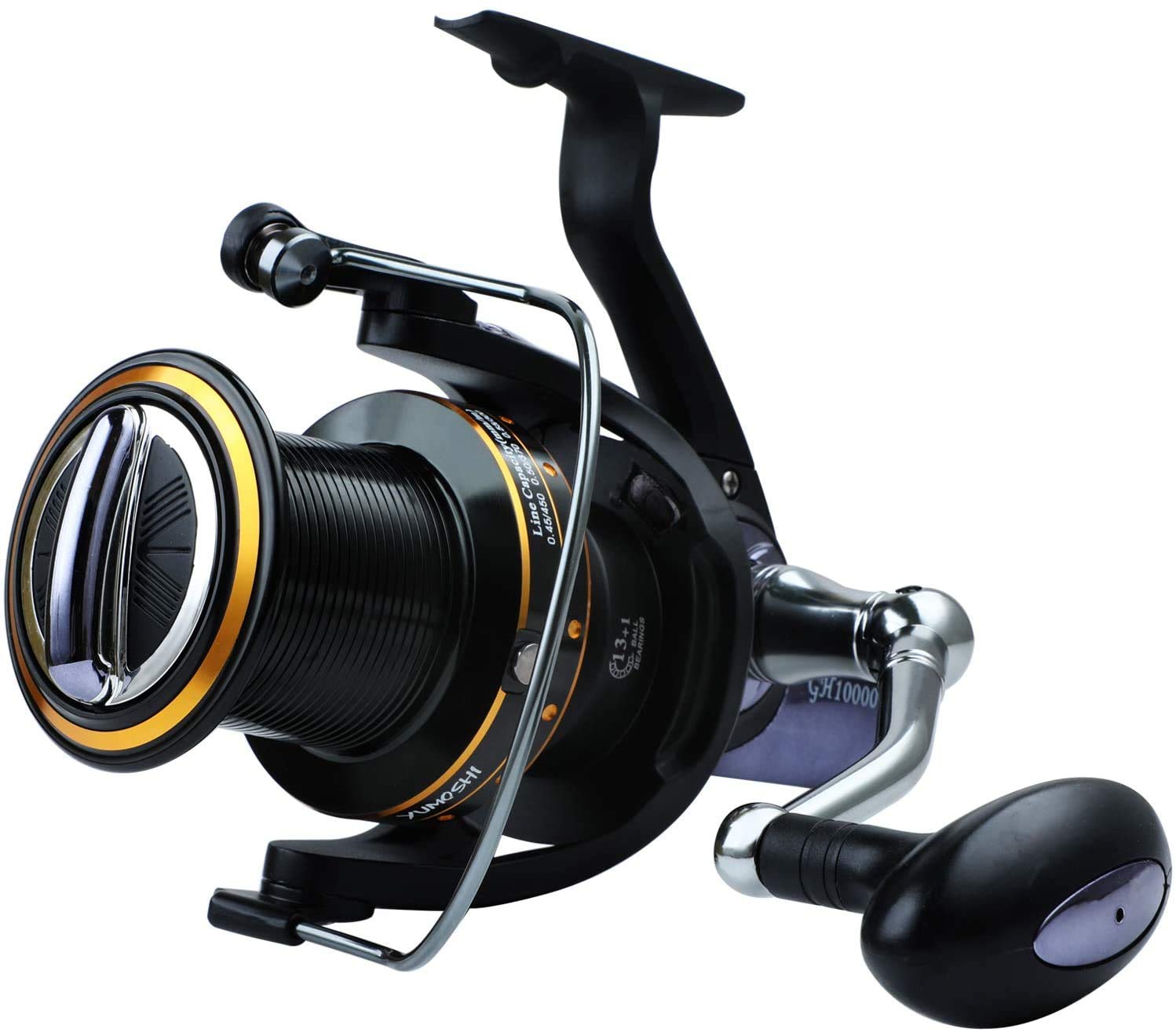 **9000/10000/11000 Series Surf Fishing Reel - 13+1 Stainless BB Ultra Smooth Spinning Reel for Saltwater & Freshwater - Heavy Duty Fishing Gear for Surf, Pier & Offshore Angling**