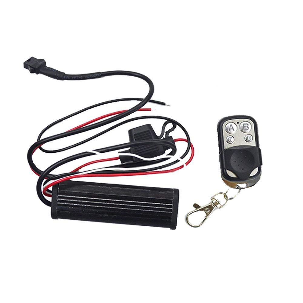 15-Color 4-Key LED RGB Controller for Motorcycle Neon Strip Light Bars - Customize Bike Lighting for Night Rides & Car Shows