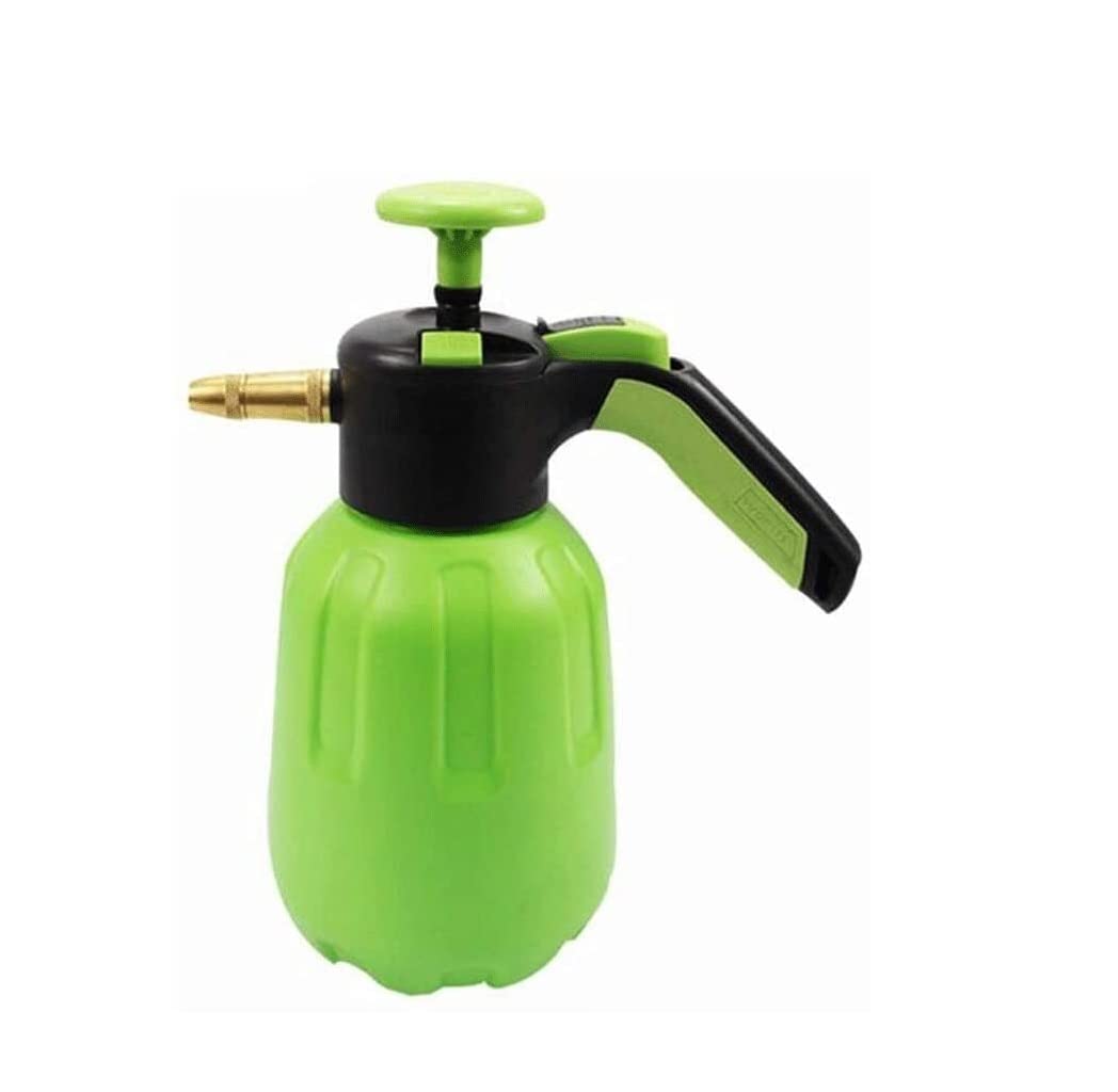 1.5L Green Handheld Watering Can with Sprinkler Head - Garden Watering Pot, Spray Bottle for Plants, Flowers & Indoor/Outdoor Irrigation - Perfect for Home Gardening, Balcony & Patio Use