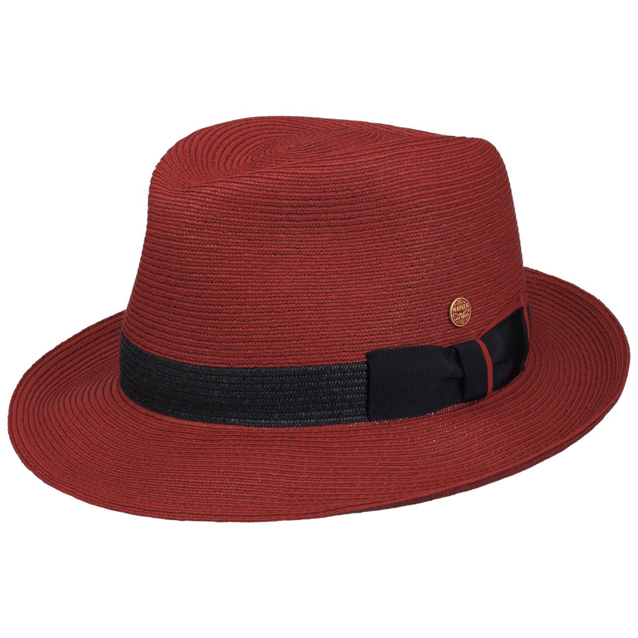 Stylish Samuel Livorno Fedora Straw Hat by Mayser - Perfect for Summer Outings, Beach Vacations & Outdoor Events