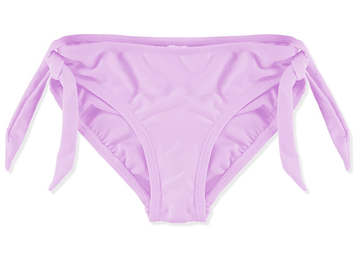 Girls 2-Piece Tankini Swimsuit Set - Solid Color Tiered Bikini for Kids Ages 6-12 | Perfect for Beach, Pool, and Summer Vacation Outfits