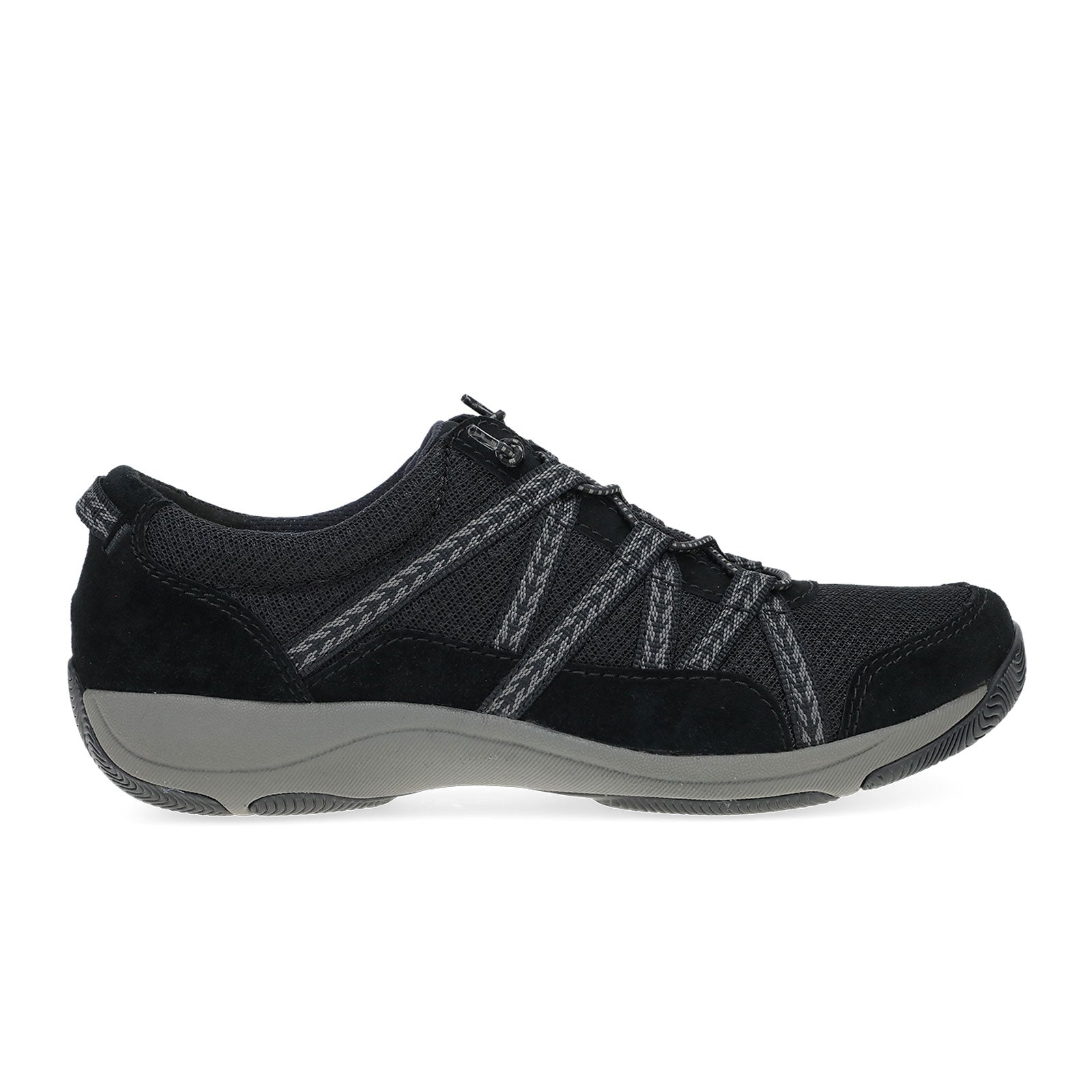 Dansko Harlyn Slip-On Shoes for Women - Black Suede Comfortable Loafers for Work, Travel & Casual Wear
