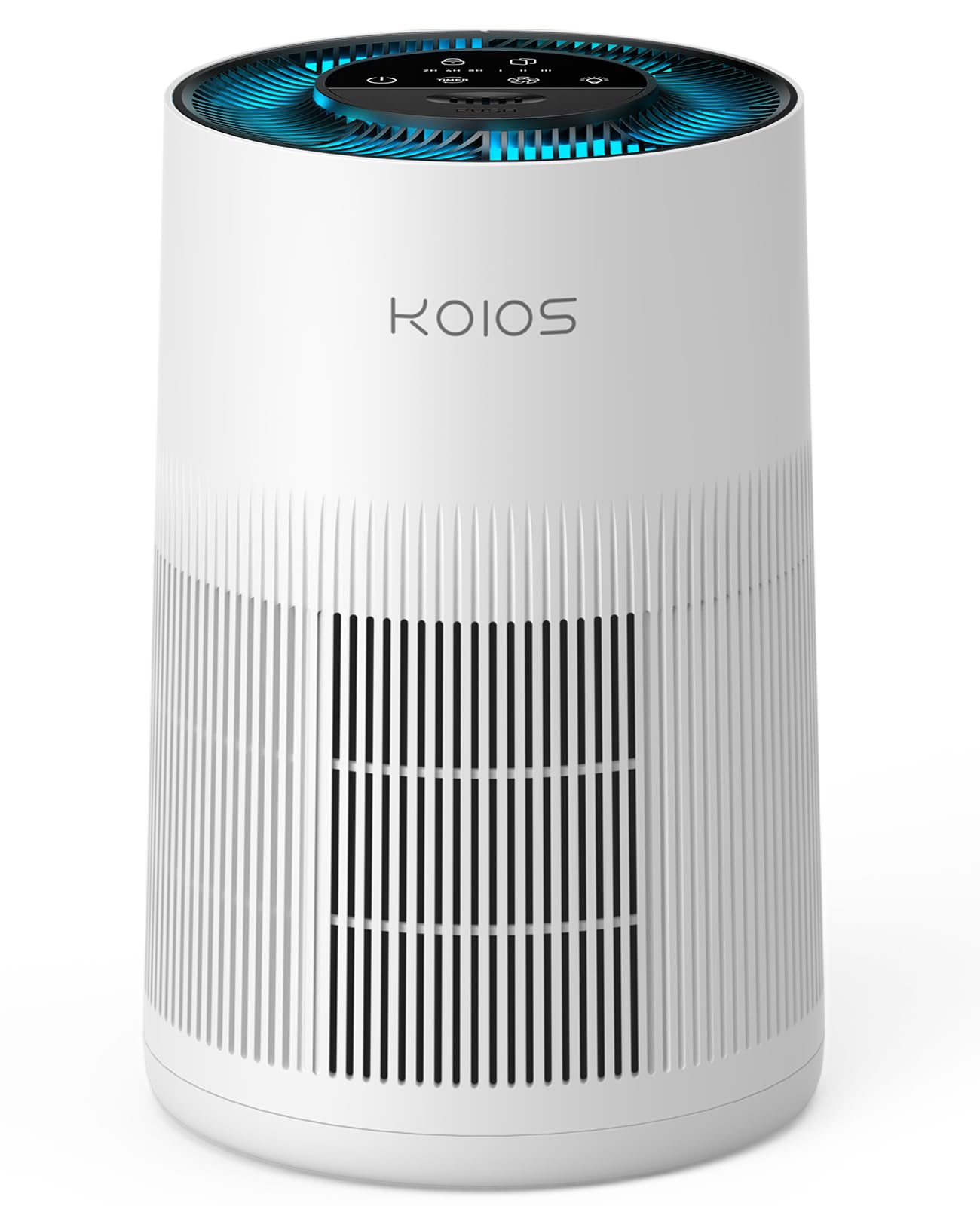 KOIOS H13 True HEPA Air Purifier for Large Rooms up to 1200ft² - 7 Color Night Lights & Aromatherapy Diffuser - Desktop Air Filter for Smoke, Dust, Pollen, Pet Dander & Odors - Perfect for Bedroom, Office & Living Room (Model AP2303)