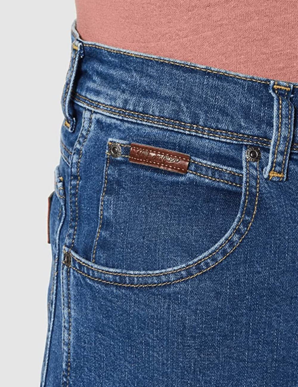 Wrangler Men's Texas Tonal Jeans - Classic Fit Denim Pants for Casual Wear, Work & Outdoor Activities | Comfortable & Durable Jeans for Everyday Use