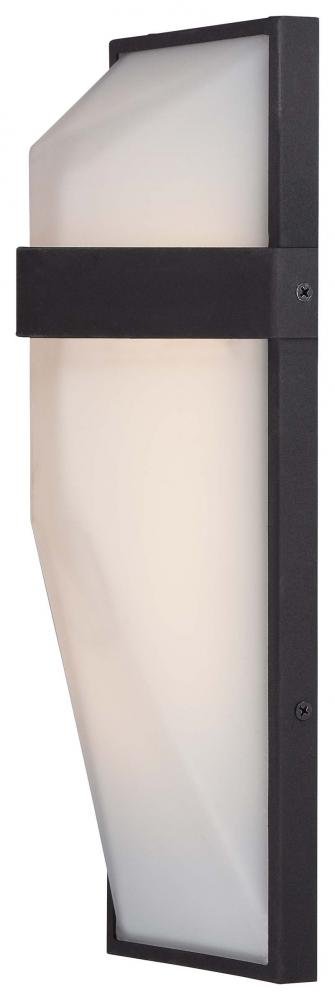 George Kovacs P1237-066-L Wedge LED Pocket Lantern - 15W Energy Efficient Coal Black Outdoor Light for Camping, Hiking & Emergency Use