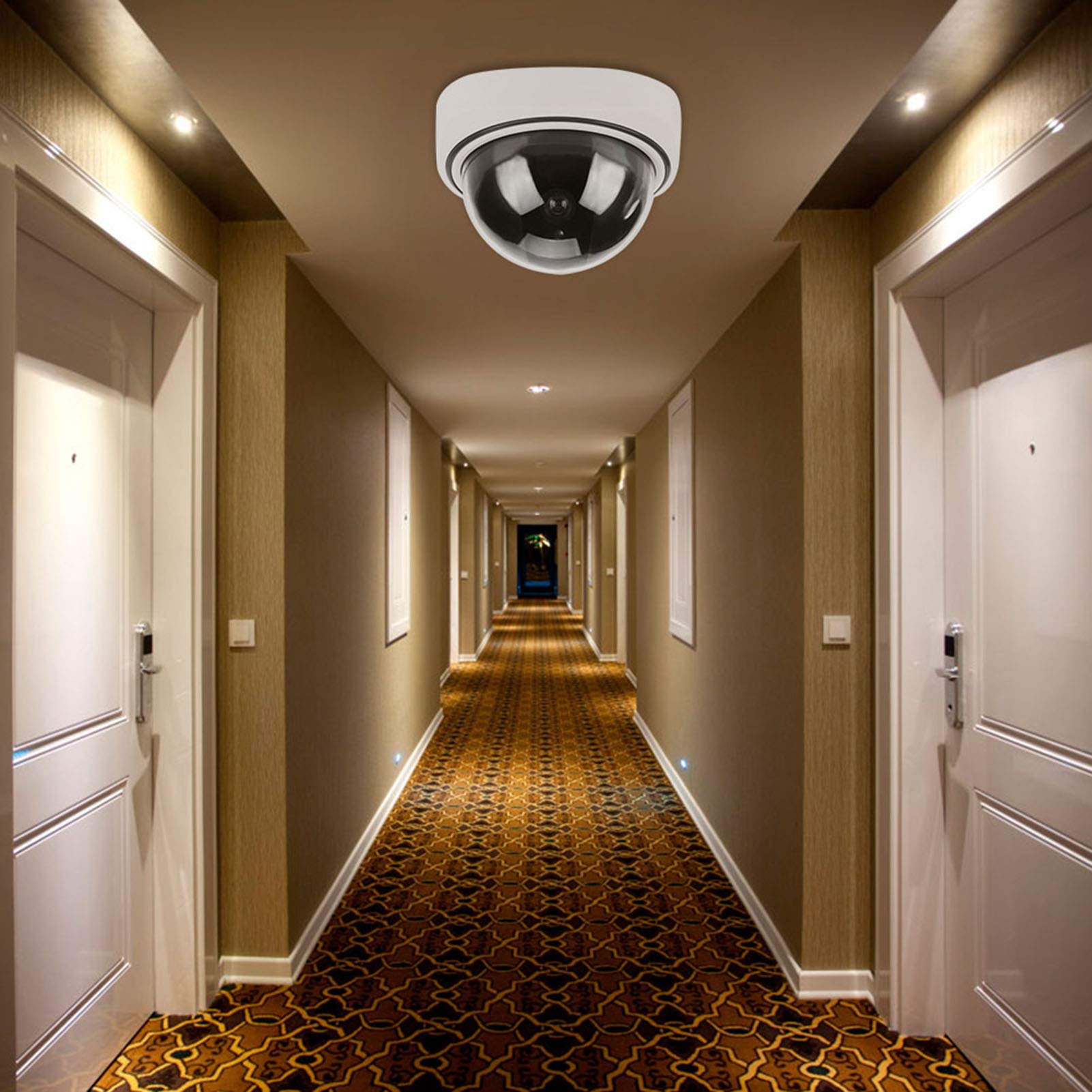 Leapiture Wireless Security Camera Indoor Outdoor - HD Dome Surveillance Camera with Virtual IR LED, Weatherproof for Home & Business Security - Perfect for Monitoring Backyard, Garage, and Office