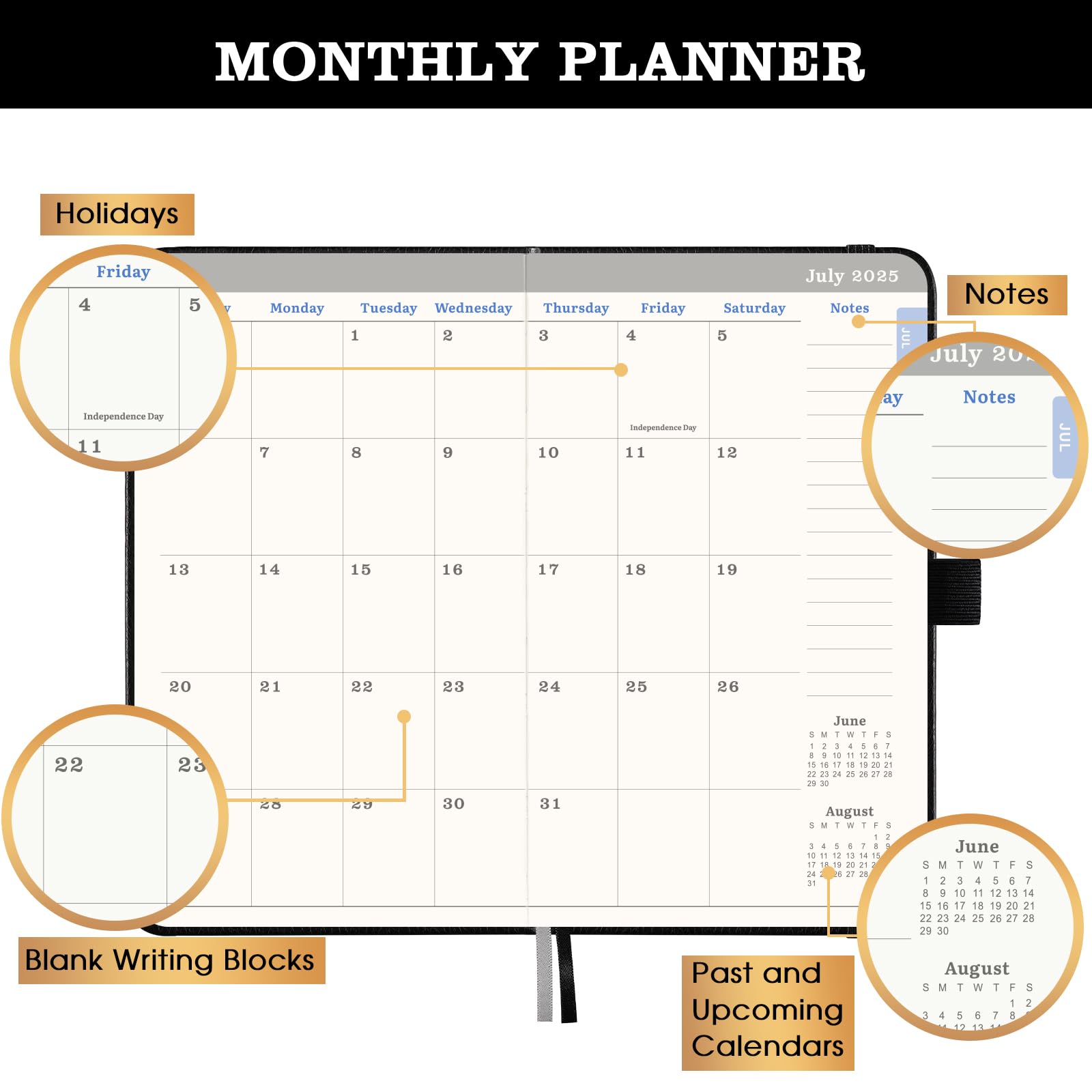 2025-2026 Academic Pocket Planner - July 2025 to June 2026 | 6.3